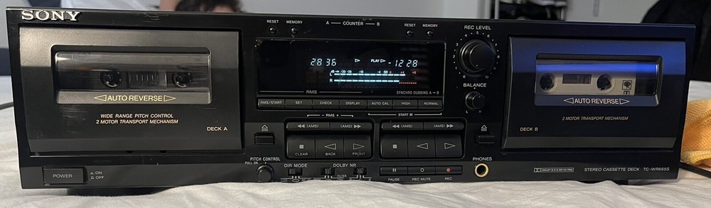 Sony TC-WR665S Cassette Player