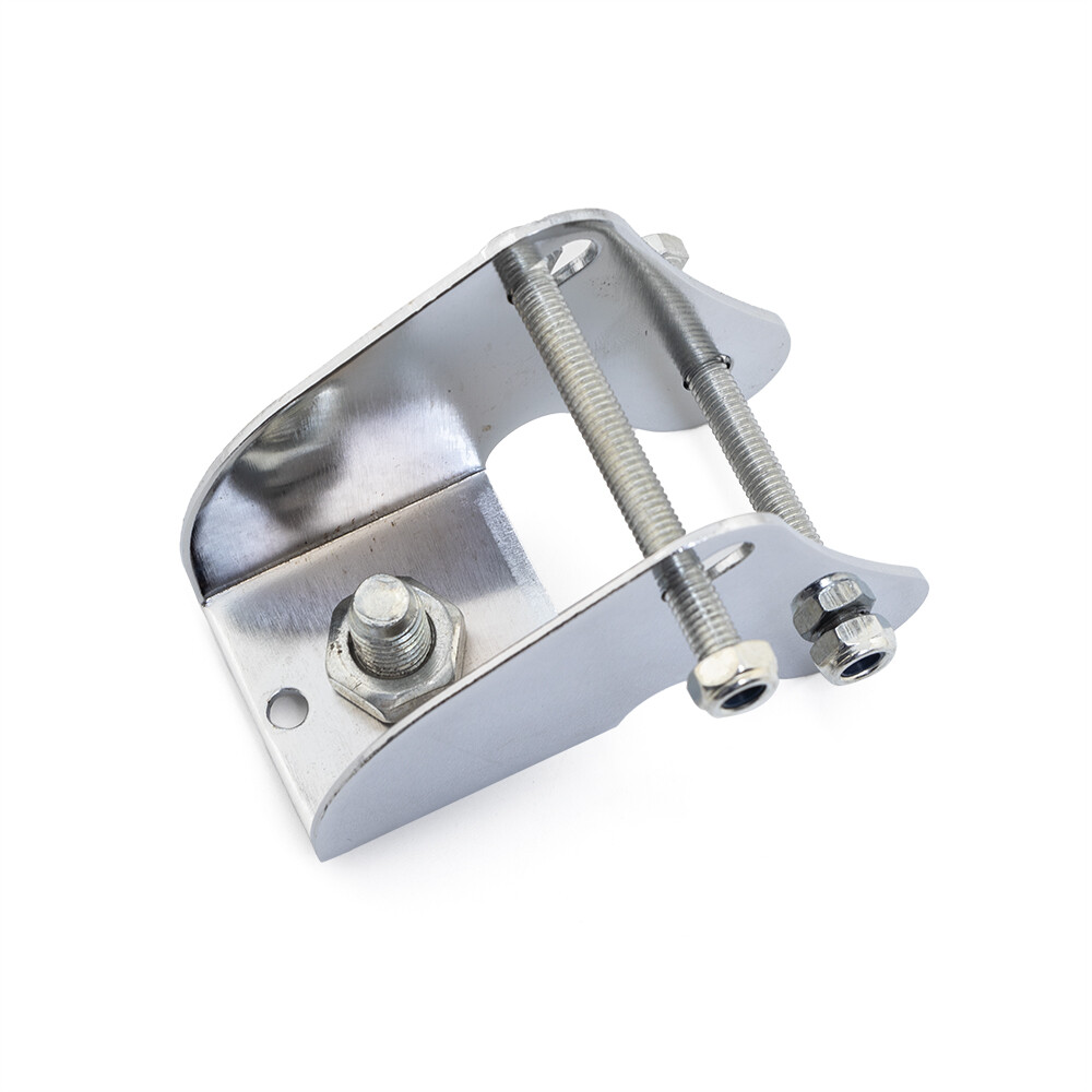 Chrome Headlight Bottom Mount Bracket Adapter Holder For Honda Cruiser Chopper