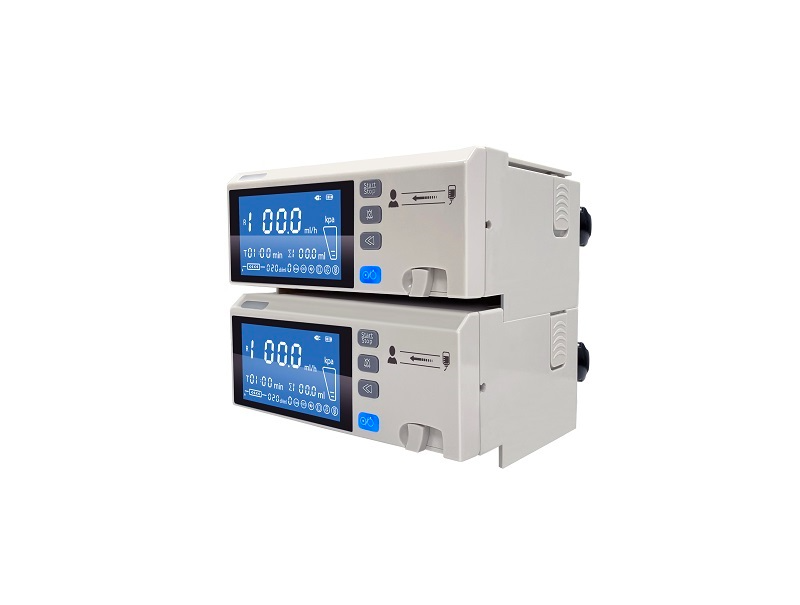 Infusion/Syringe Pump 4.3 inch Touch Screen Stackable Type Human or Veter