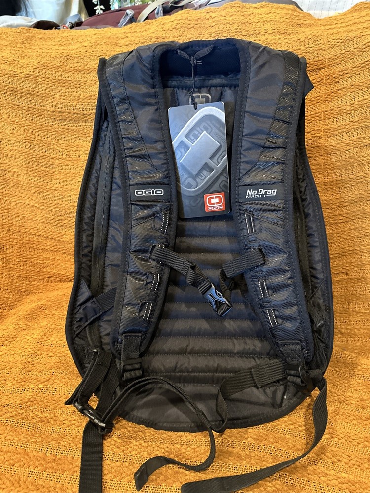 OGIO No Drag Mach 1 Motorcycle Back Pack Backpack Stealth Black