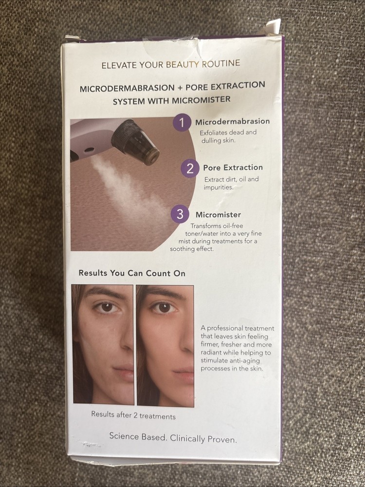 Spa Sciences - BELLA Microderm Pore Extractor & Nano Mister OPEN BOX/New