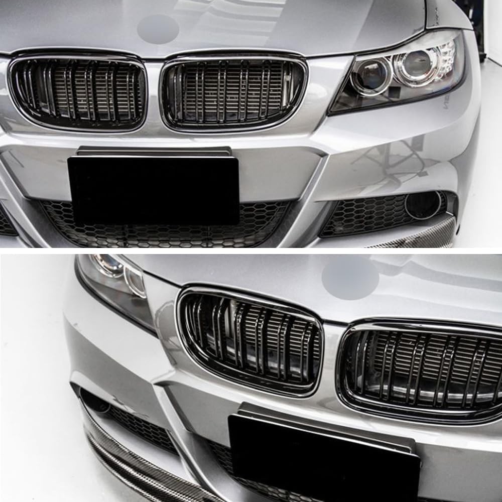 Replacement Front Upper Grill Fit for 3 Series E91 E90 LCI (2009-2011) – Gloss