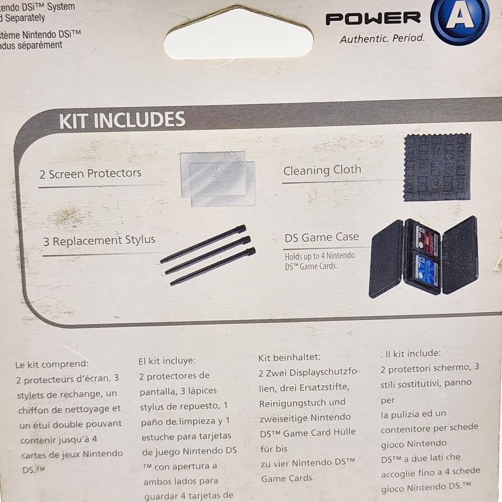 Nintendo DS Clean & Protect Kit *NIP PowerA