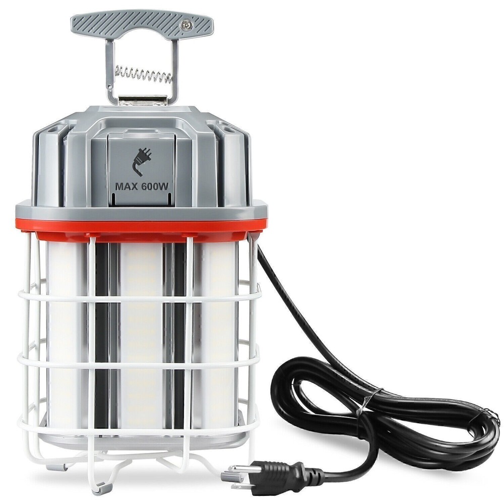 100W LED Temporary Work Light Construction Lighting Linkable High Bay Lamp 5000K