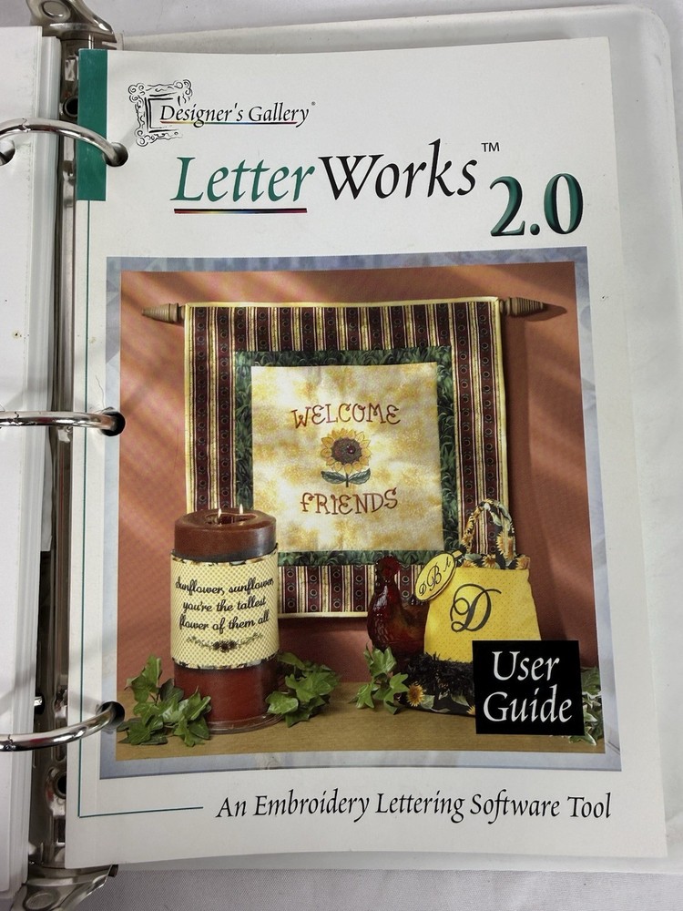 Designer's Gallery Studio Plus Embroidery Management Software + Color Works +++