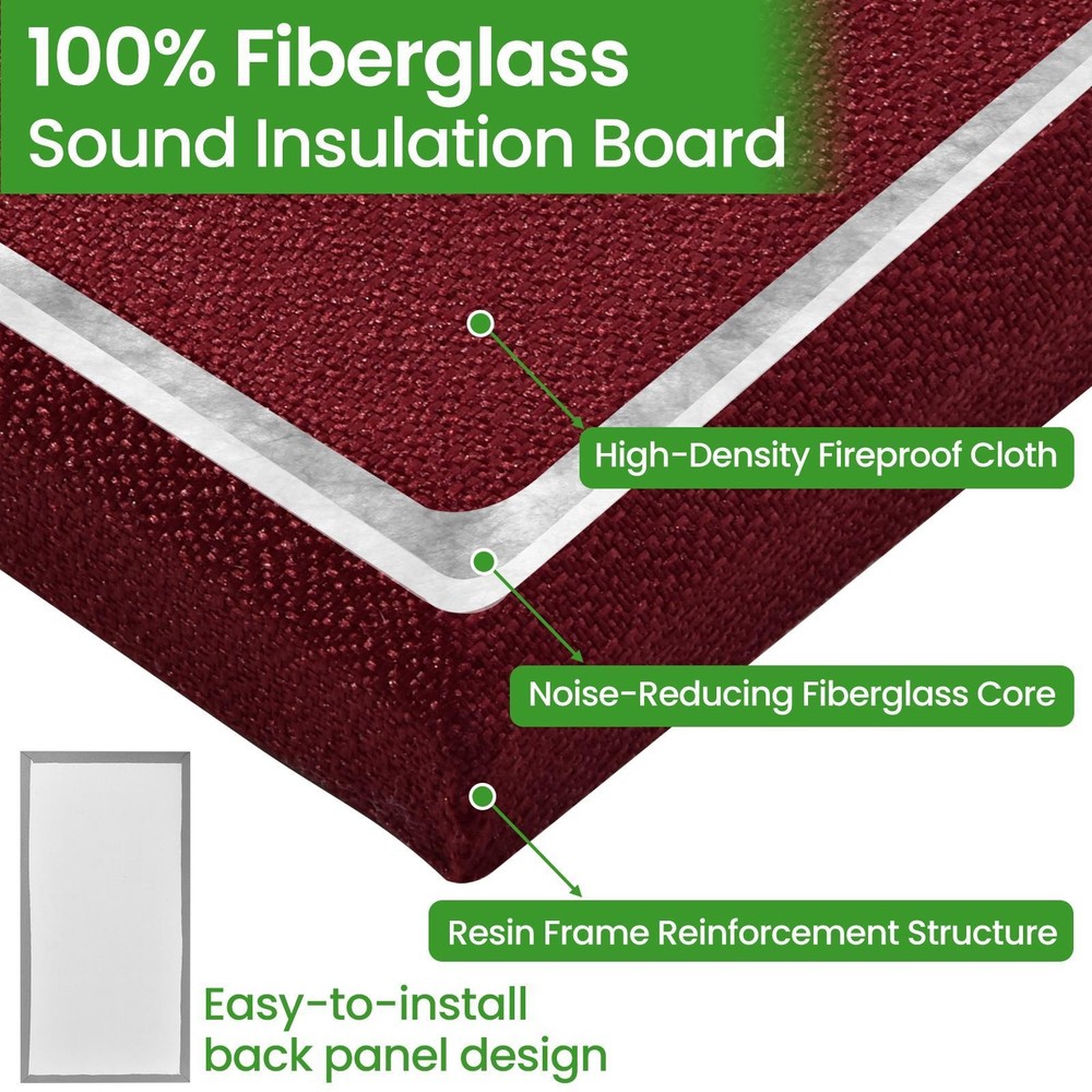 Acoustic Panels, Large, 48" x 23"