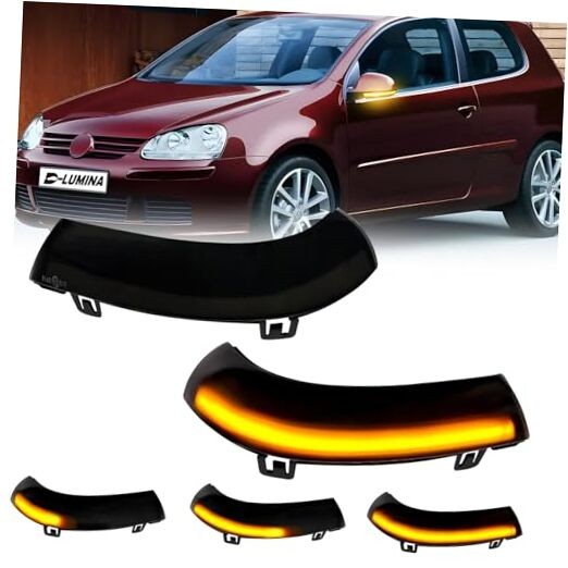 Sequential LED Side Mirror Turn Signal VW Golf 5 EOS GTI Jetta MK5 Passat