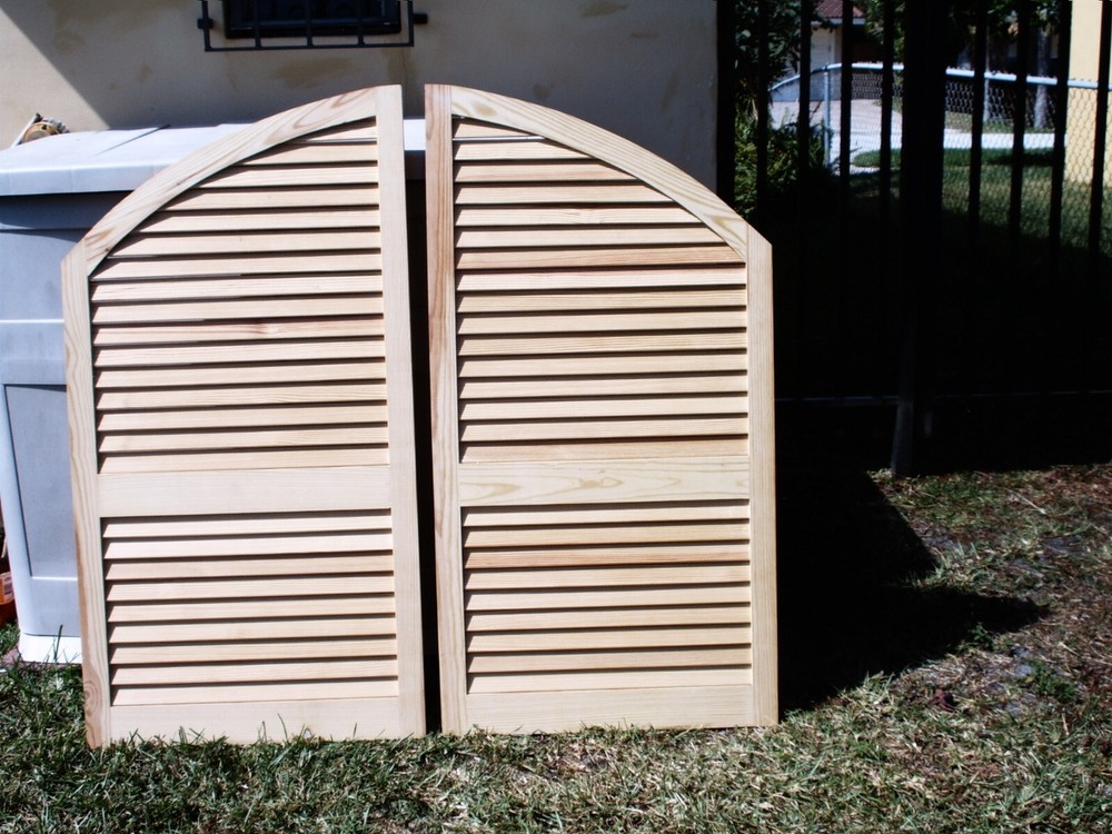 wood exterior window shutters