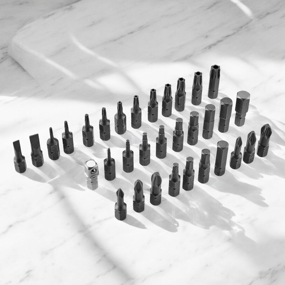 Professional Locking Flex Head Ratchet and Bit Set 35-Piece