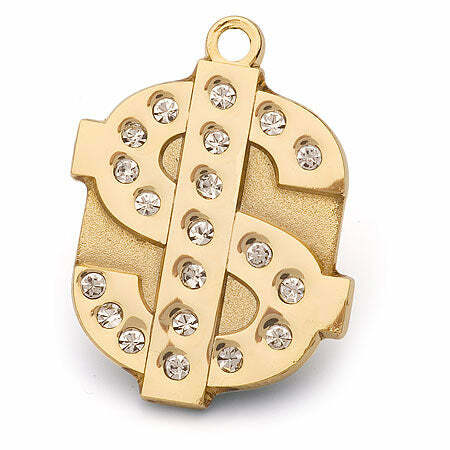 Dollar Bling Pet ID tag
