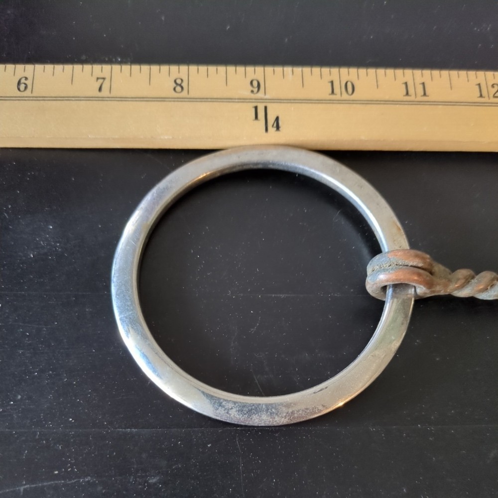 5 3/4'' REINSMAN TWISTED WIRE COPPER SNAFFLE #117 BIT