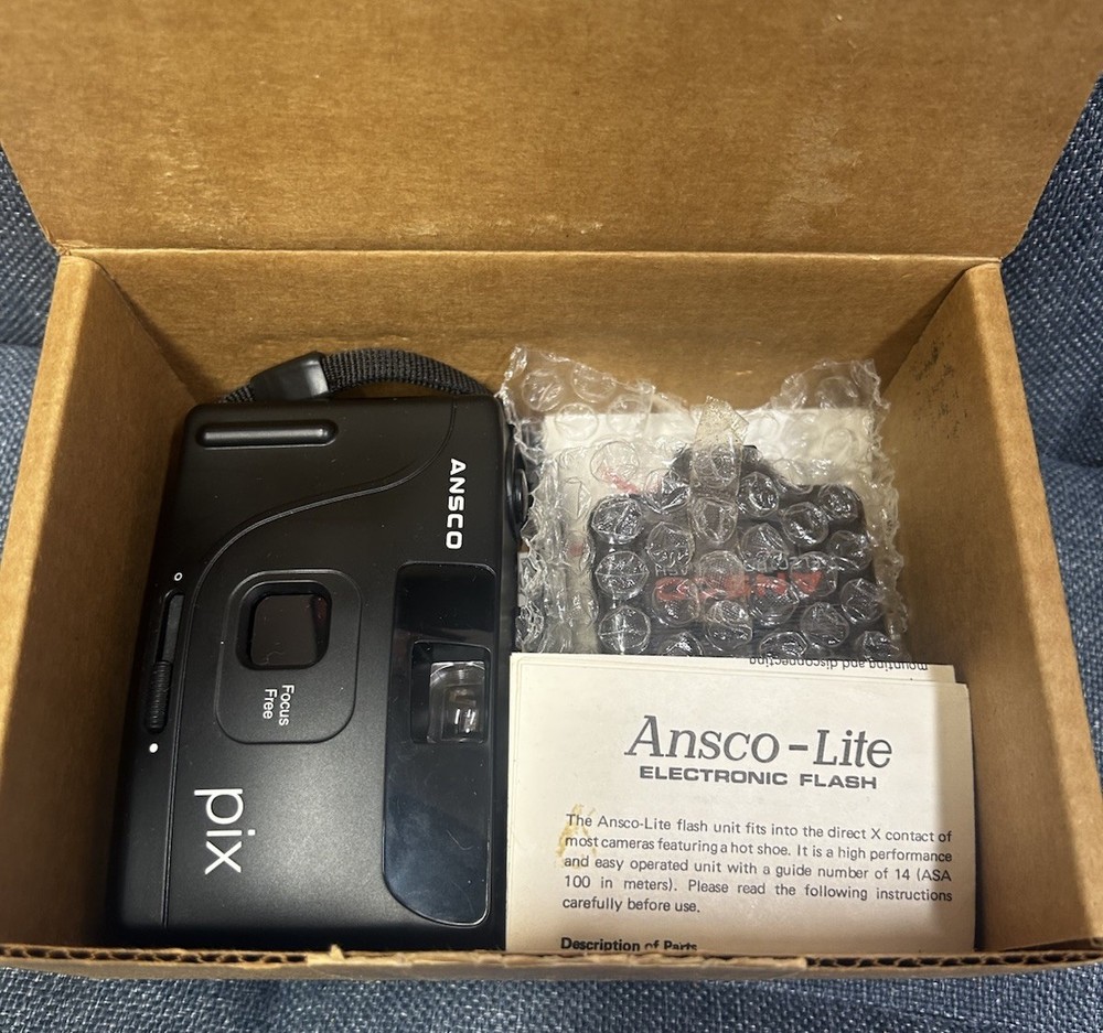 ansco camera With Flash. New In Box