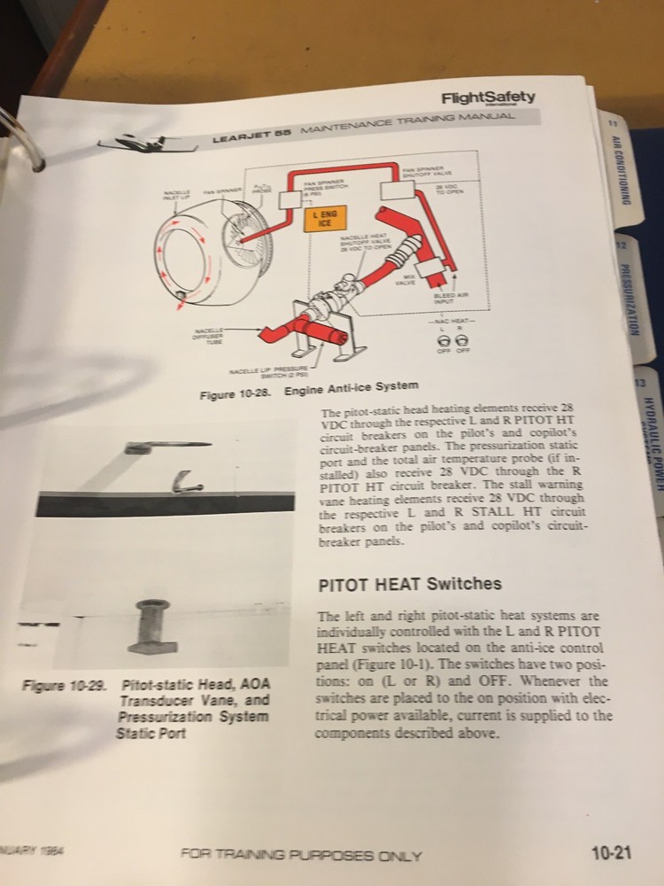 Learjet 55 Maintenance Training Manual