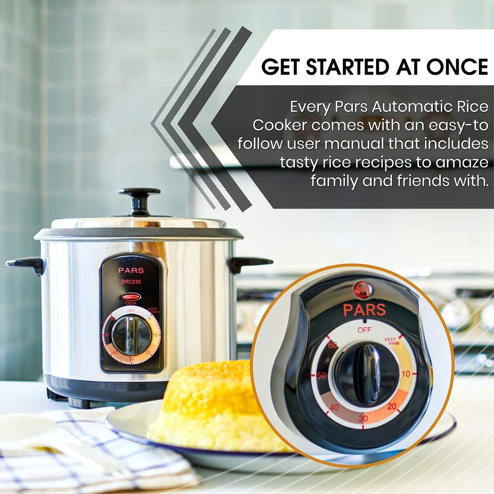Pars Automatic Persian Rice Cooker (15 Cup)