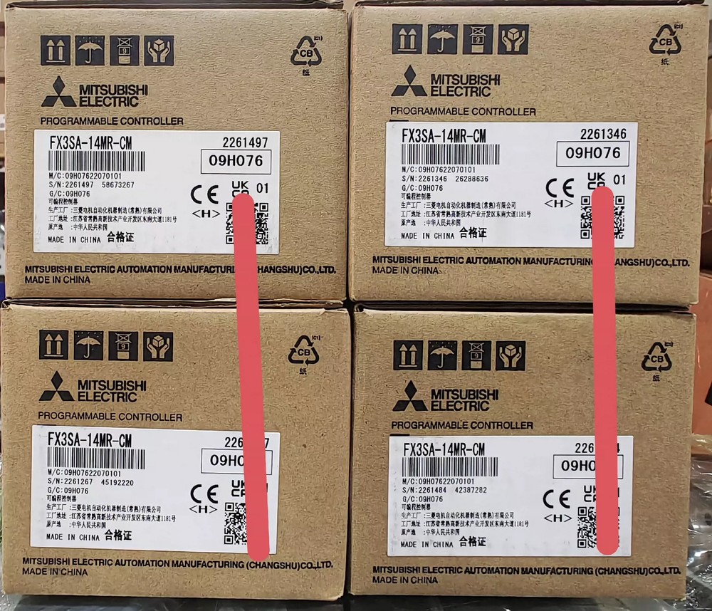 1pc Mitsubishi FX3SA-14MR-CM New PLC Module