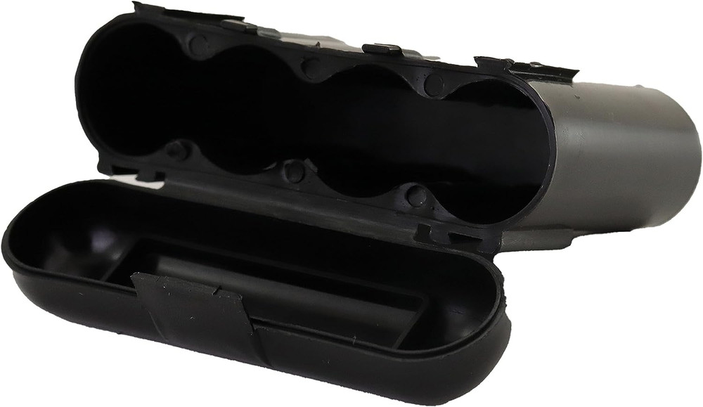 3 Pack AA/AAA / CR123A Black Battery Holder Storage Cases