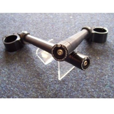 R&G Bar End Sliders Black (Threaded) Honda Interceptor 2002 - 2007