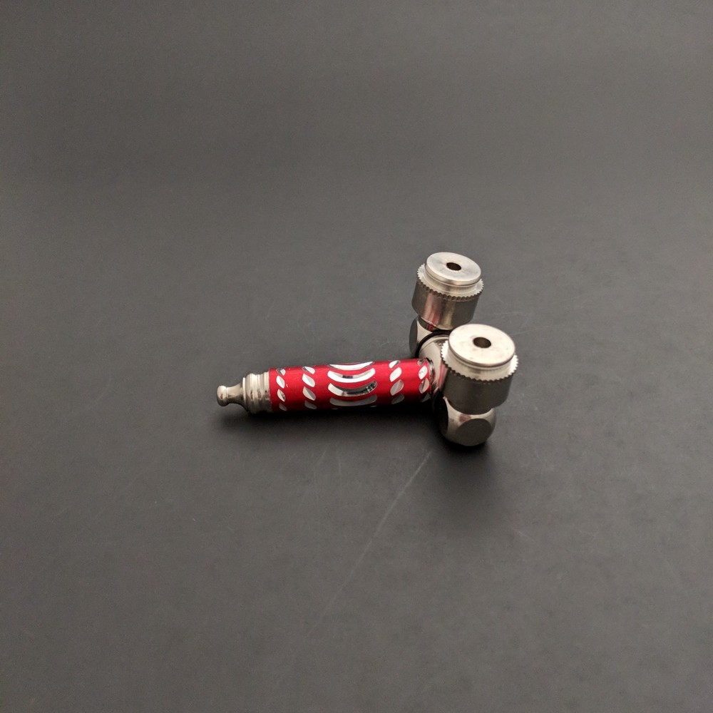 1 Metal double bowl pipe