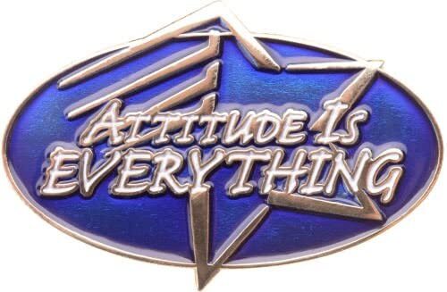 Attitude is Everything Achievement Pin