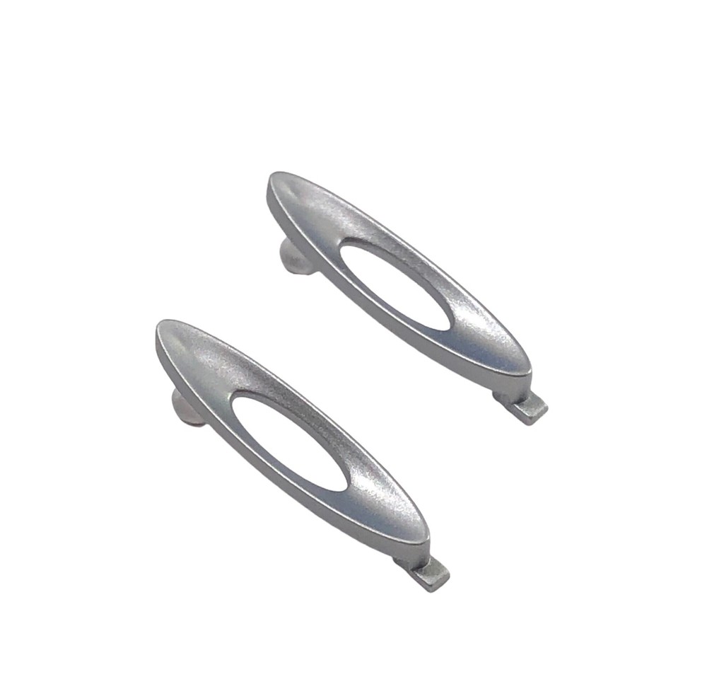 Oakley Split Shot OO9416 Silver Matte Replacement Logo Icon Trim Genuine