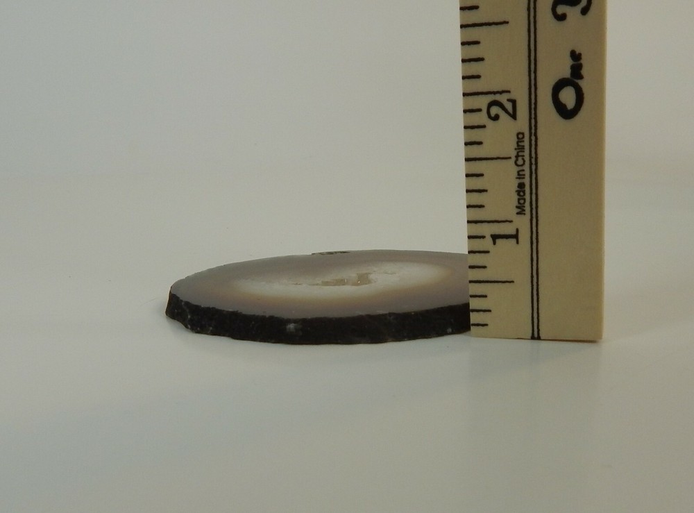 Agate Slab Amber/White Ice 4" x 3"