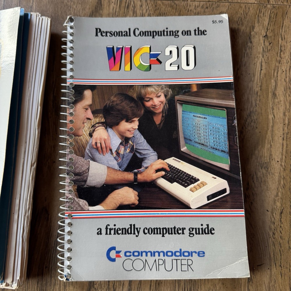 VTG Commodore VIC-20 5 Book Lot Mastering Programmer’s User Guide Compute Games