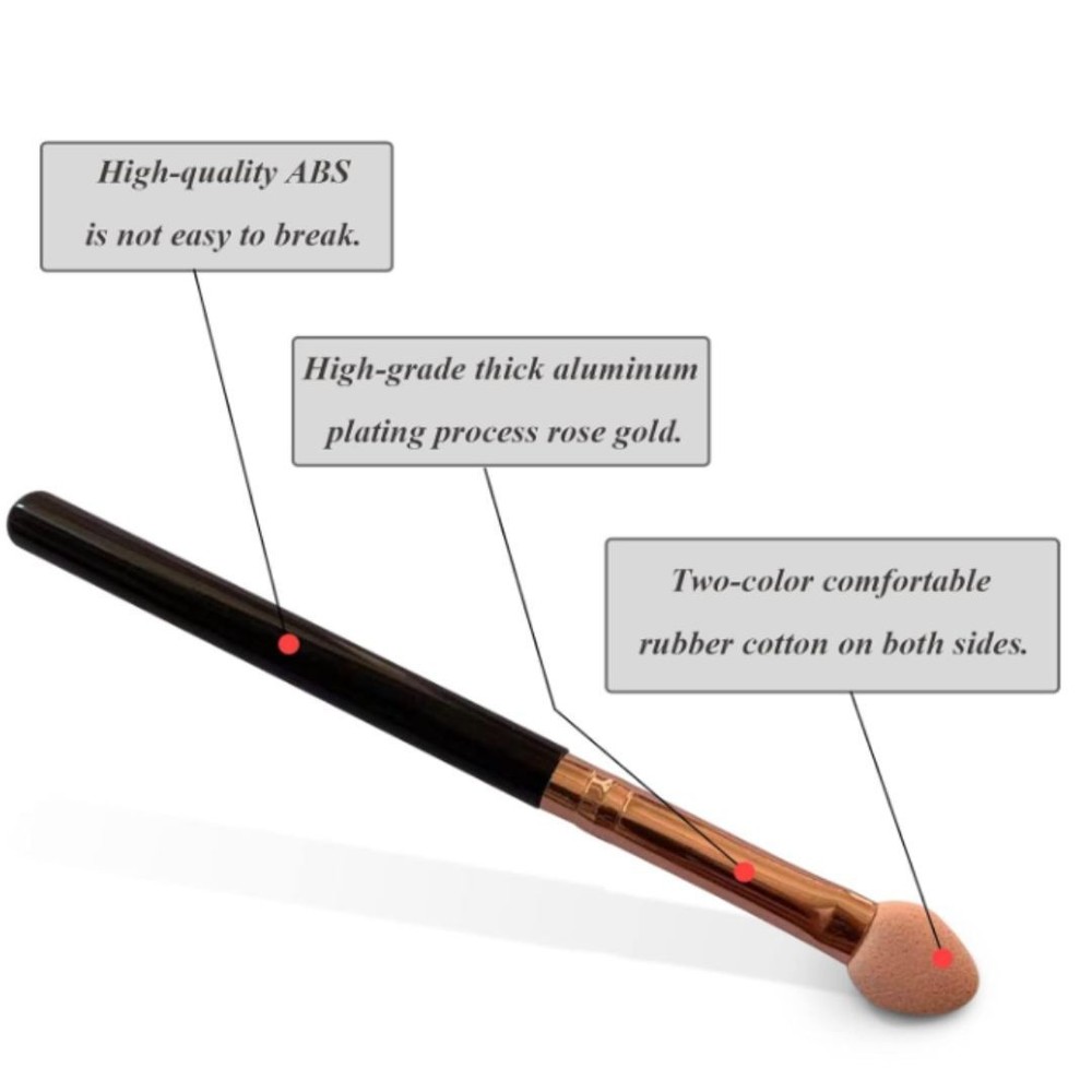 Eyeshadow Applicators Sponge Double Sided Reusable 5Pcs Professional Blendable