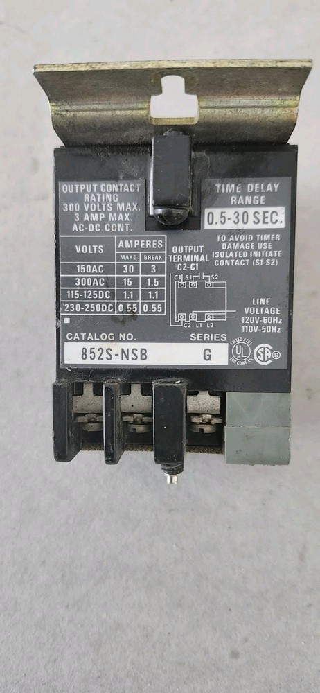 AB 852S-NSB .5-30 SEC SOLID STATE TIMER