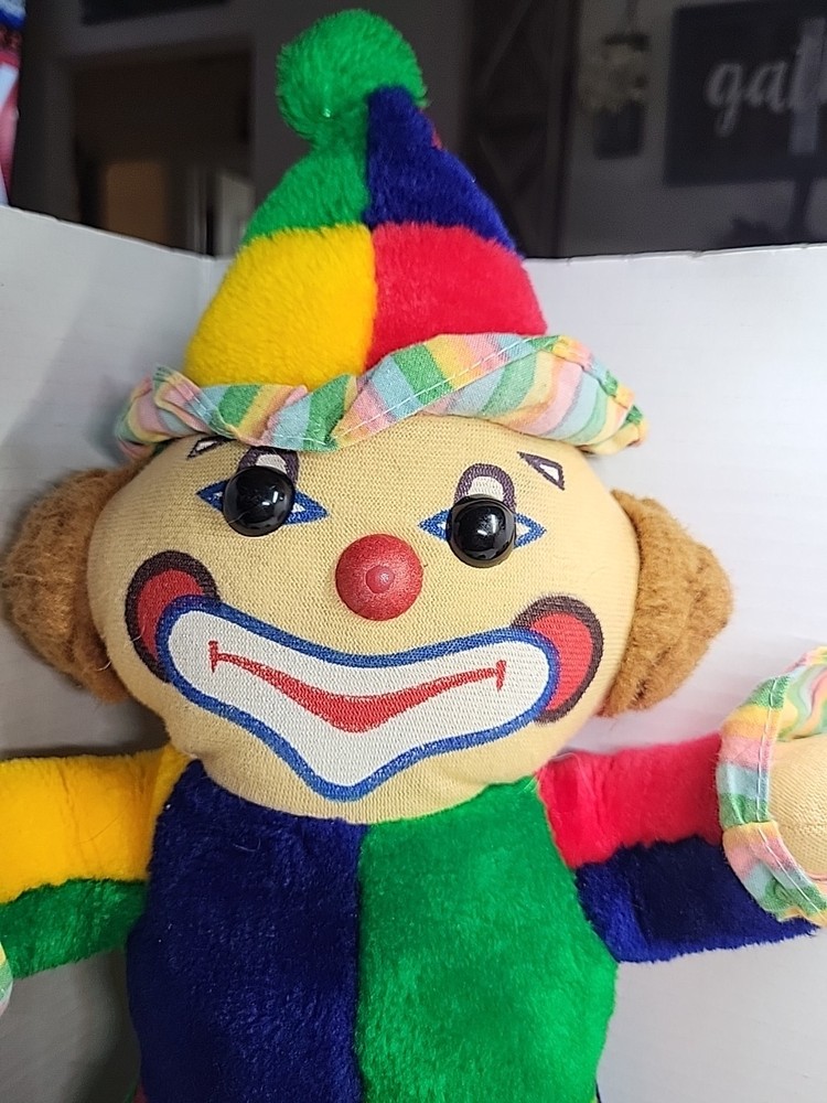 Vintage Circus Clown Doll 16"