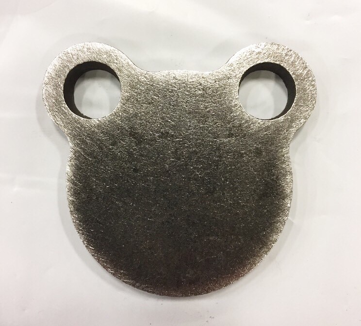 AR500 Steel Target Gong 1/4" X 2"