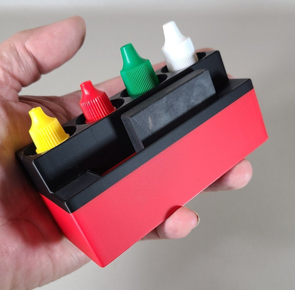 Jewelry Testing Kit Acid Storage Holder Gold Silver Solution Container