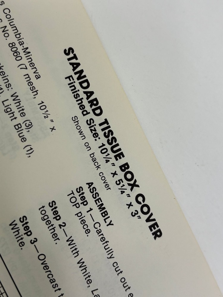 Columbia-Minerva Plastic Canvas Chart Kitchen Accessory Ideas