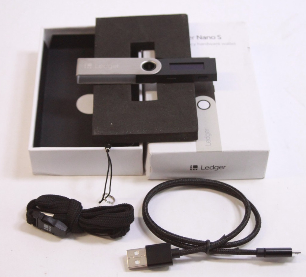 Ledger Nano S Cryptocurrency Bitcoin Hardware Wallet - Open Box