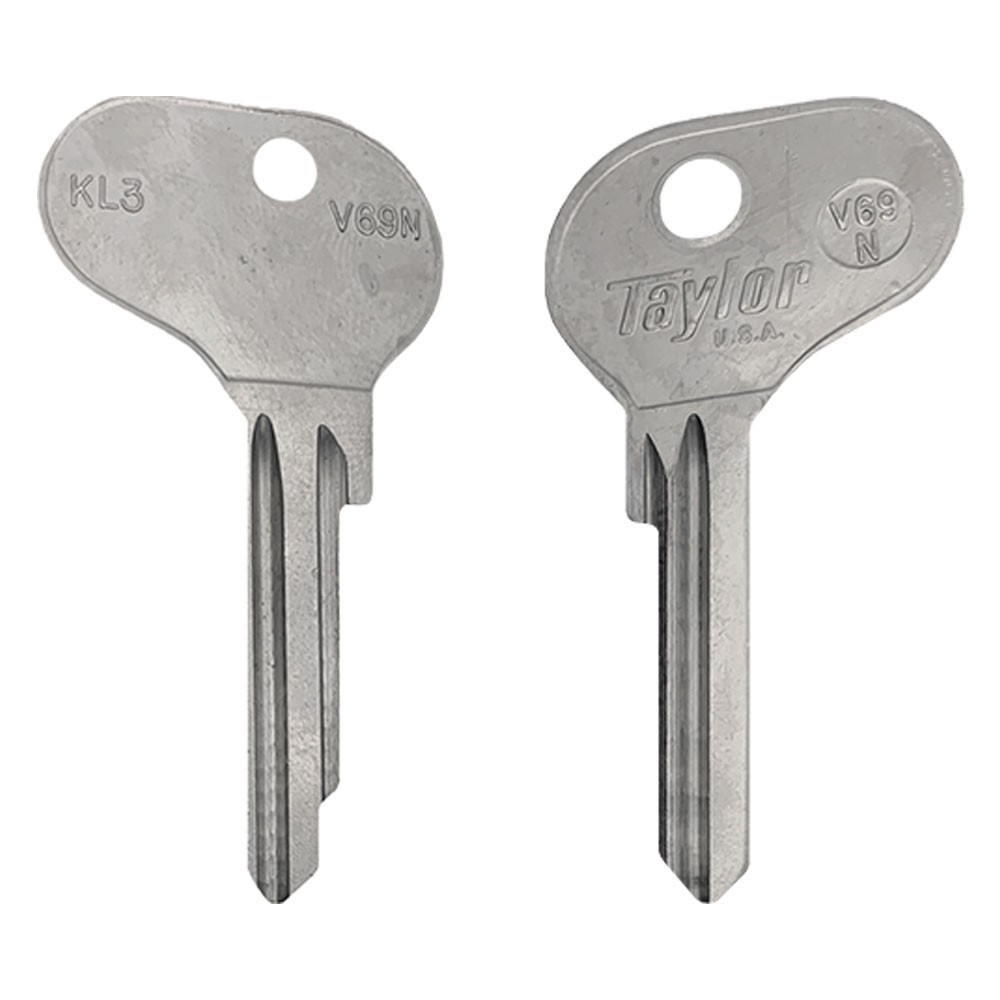 V69N Key Blank Nickel