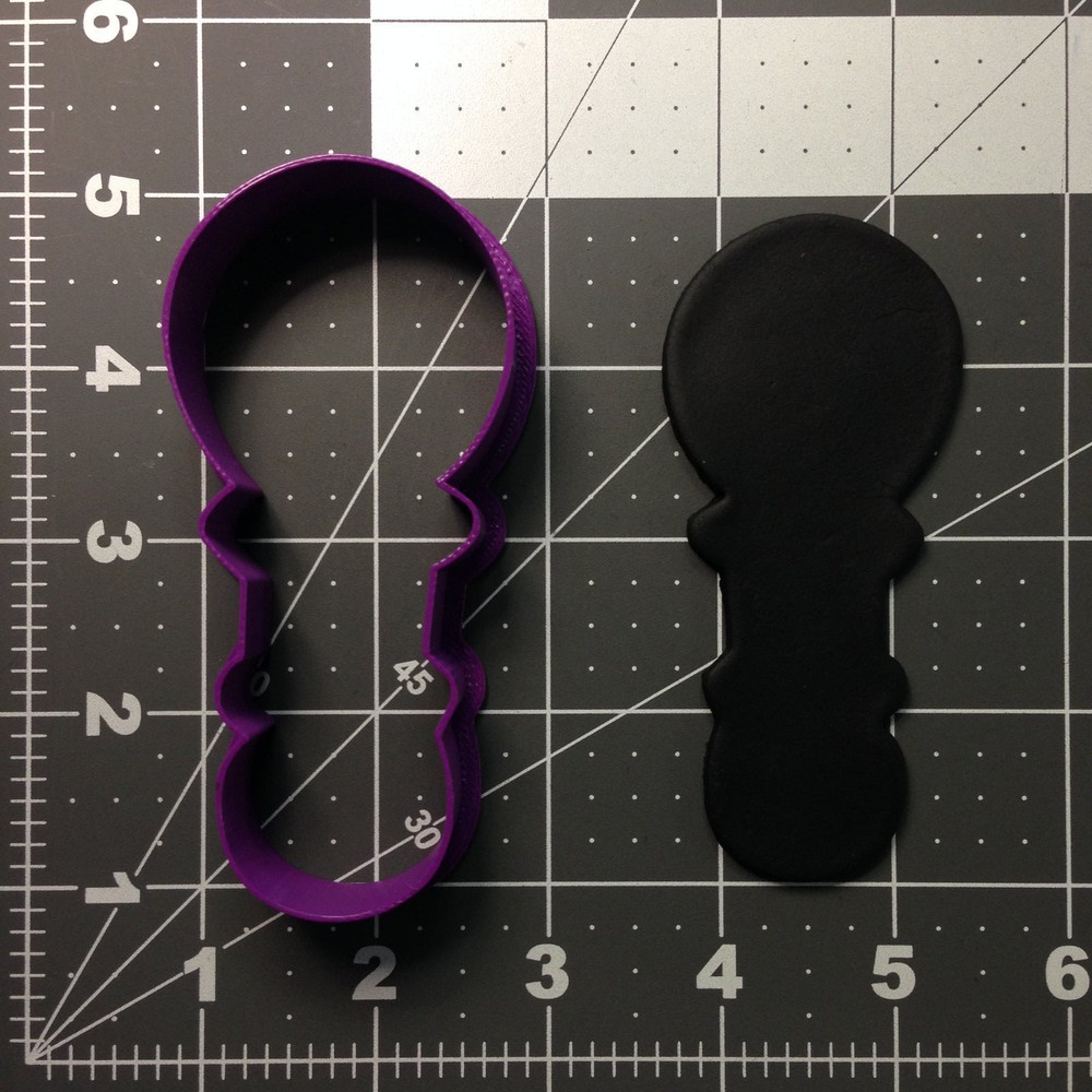 Baby Rattle Cookie Cutter Silhouette