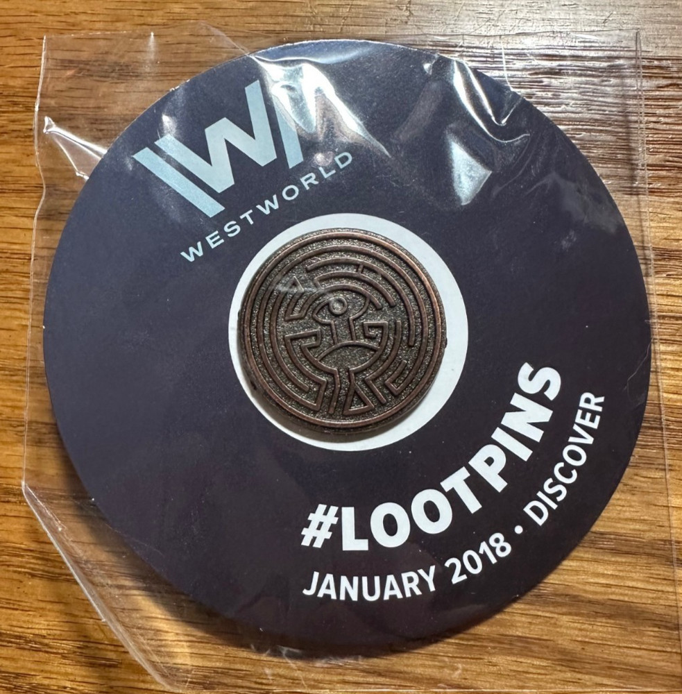 2018 Loot Crate WESTWORLD pin