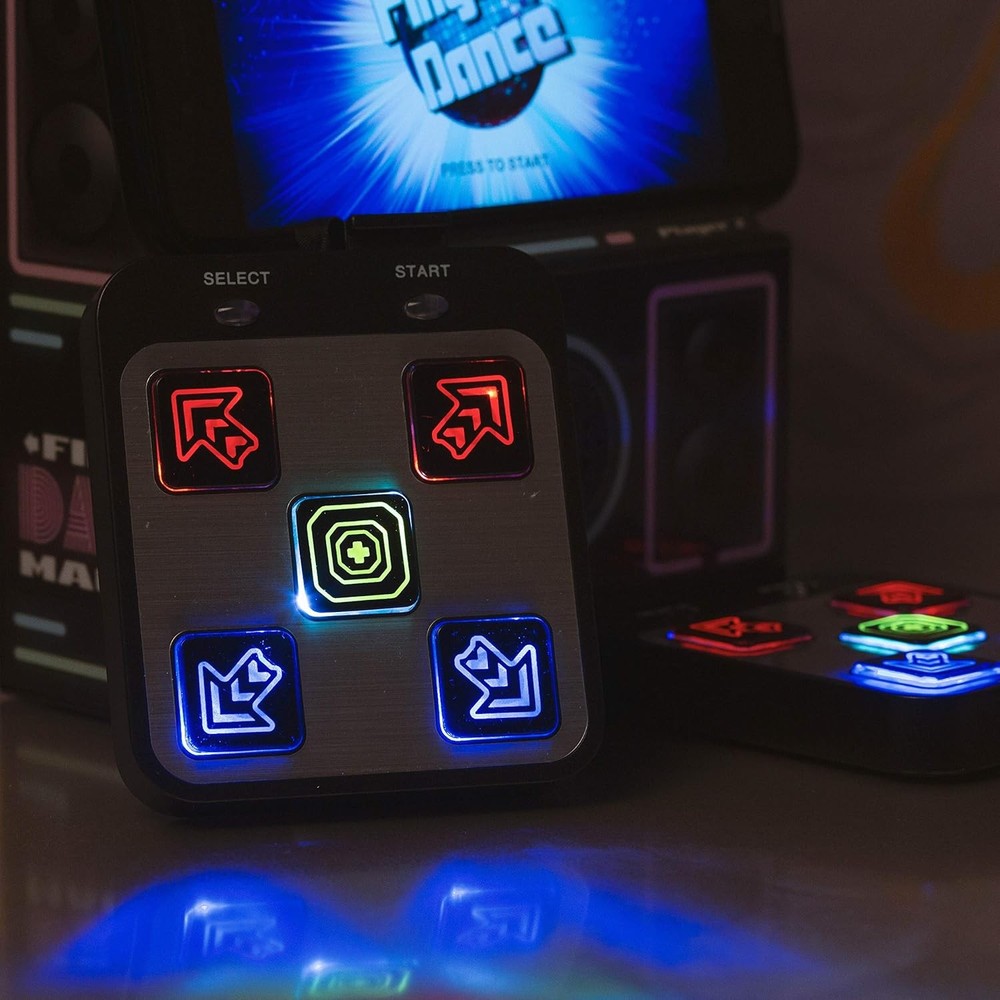 Retro Games Console Arcade Finger Dance Mat Handheld Console Machine, Compatible