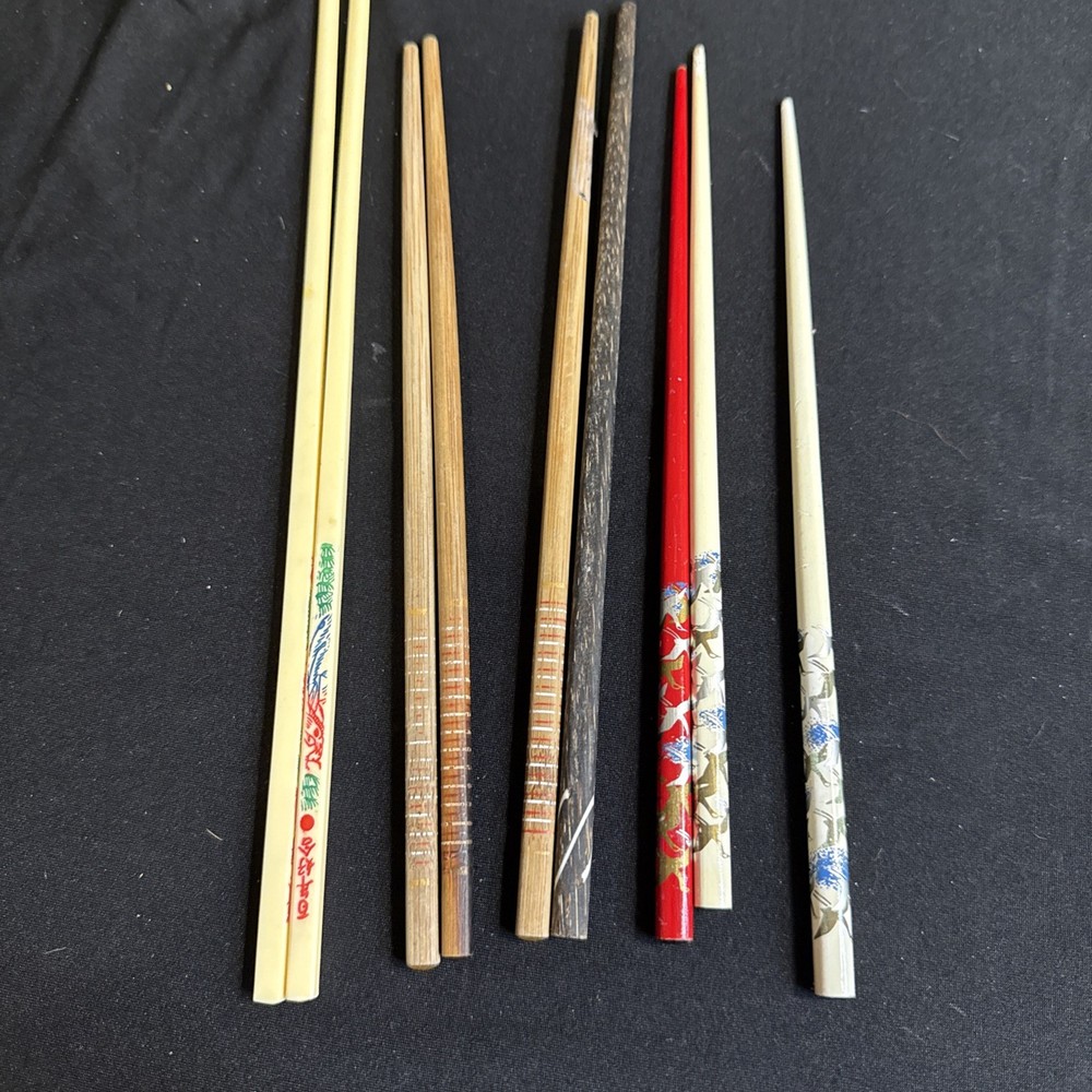 Mixed Chopsticks – Wood, Bamboo, Decorative