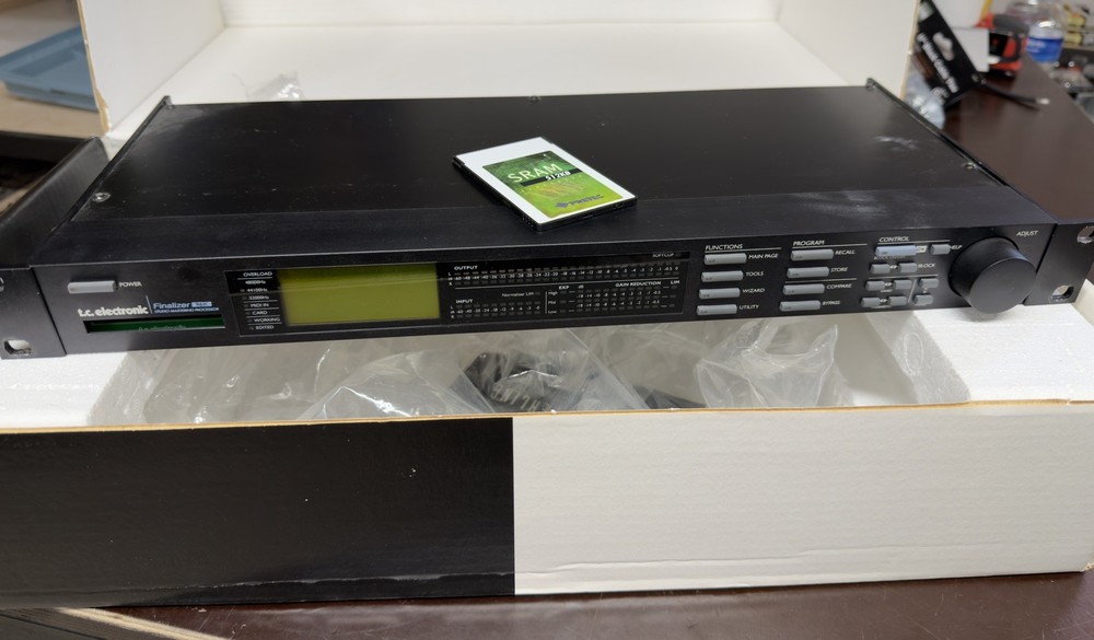 TC Electronic Finalizer 96K Mastering Processor w/ PCMCIA Card & Original Box