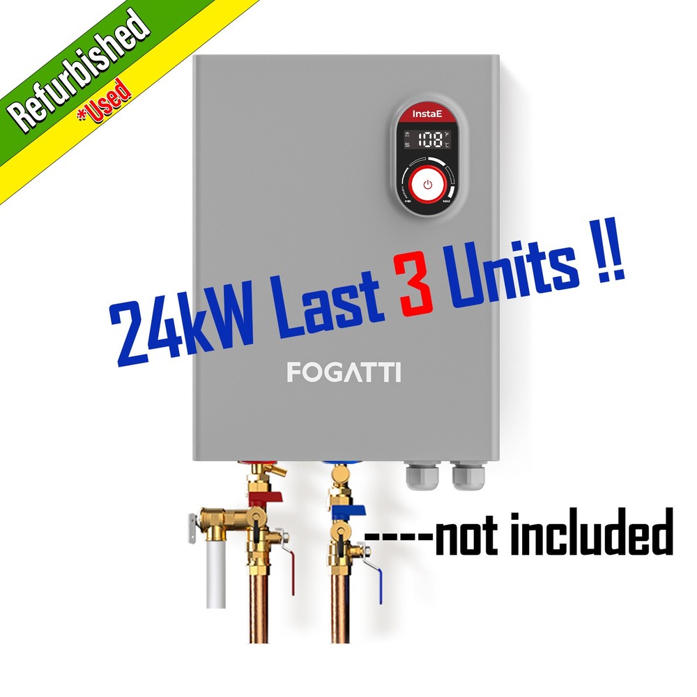 Used 24KW Tankless Water Heater Electric for Whole House Instant Hot Water