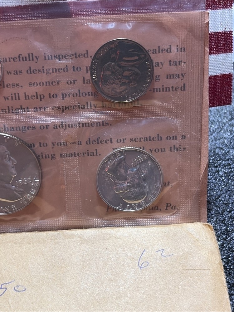 1962 US Mint 90% Silver Proof Set