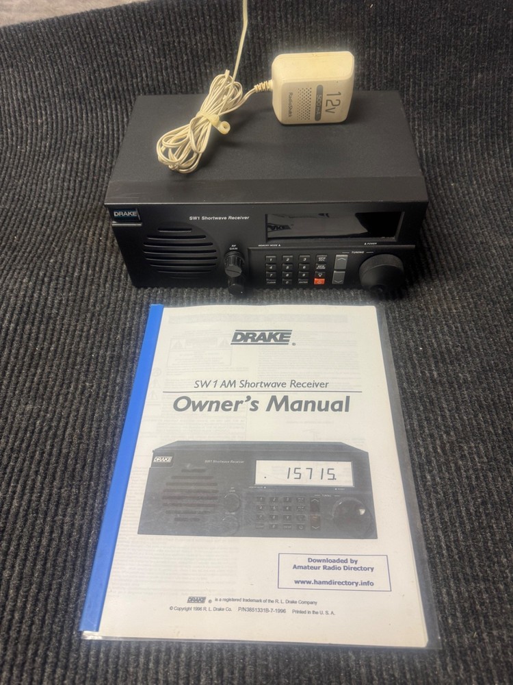 Drake SW1 Shortwave Receiver Good Condition Works!