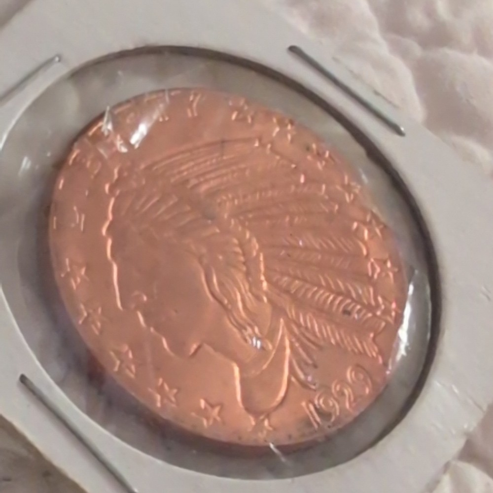Native American LIBERTY Coin 1929 1/2 oz