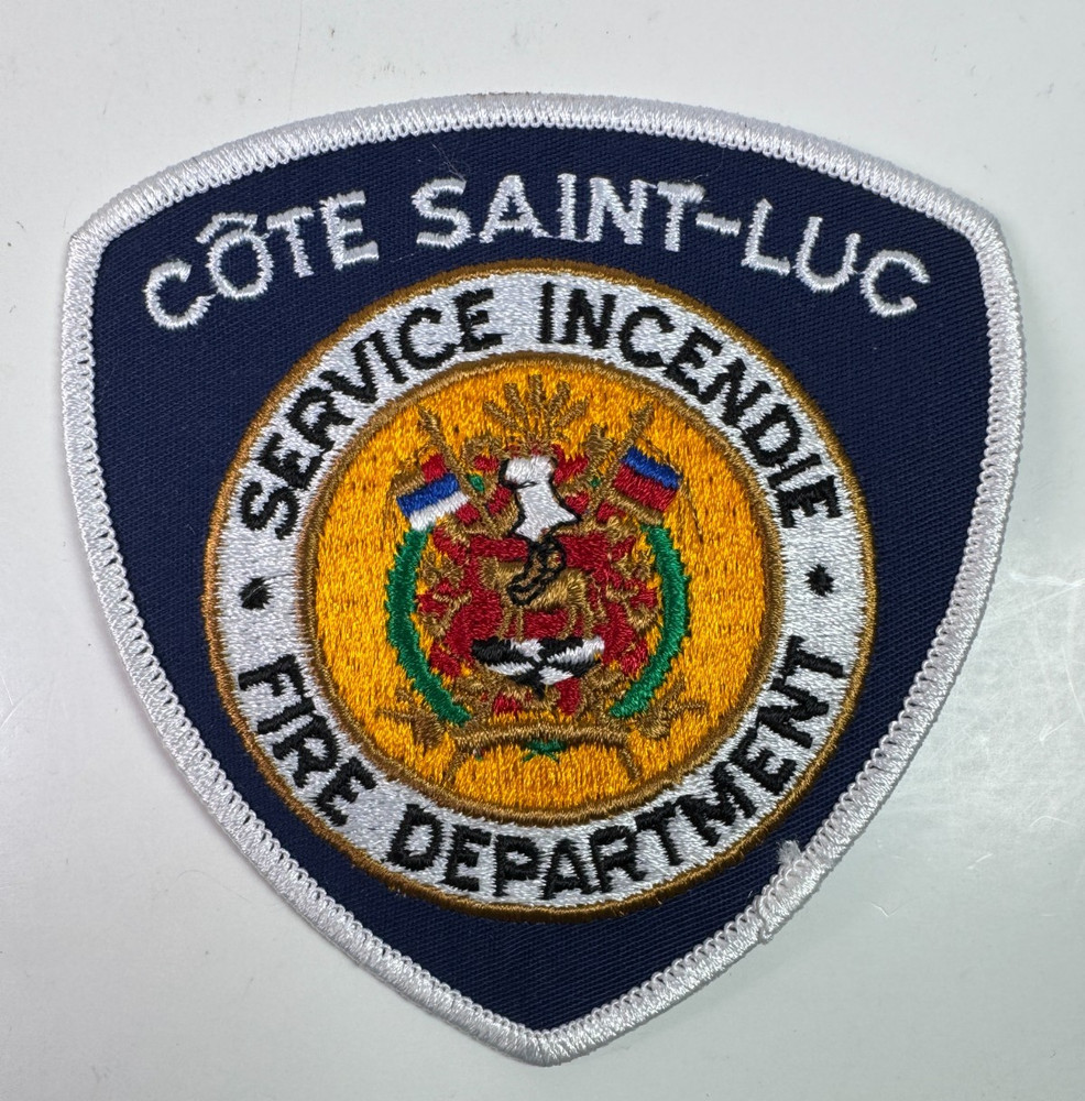 Cote Saint Luc Fire Canada Patch W7