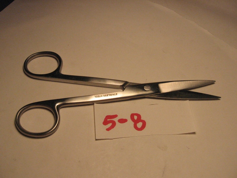 STANDARD OPERATING SCISSOR STRAIGHT, SHARP/SHARP POINTS 6-1/2"