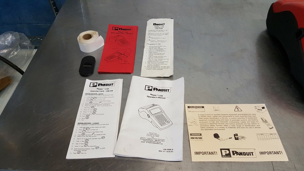 Panduit Viper LS6 Professional Portable Thermal Transfer Labeling Printer System