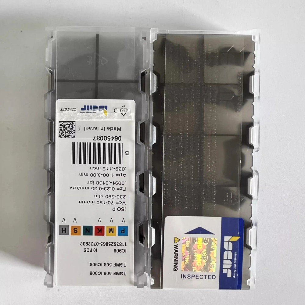 ISCAR / TGMF508 IC908 / Industrial indexable carbide inserts 10 Pcs