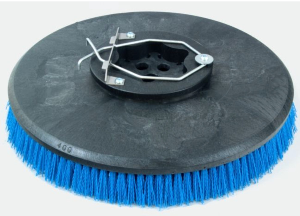 BRUSH, DISK 16' .028 POLY W/PLATE