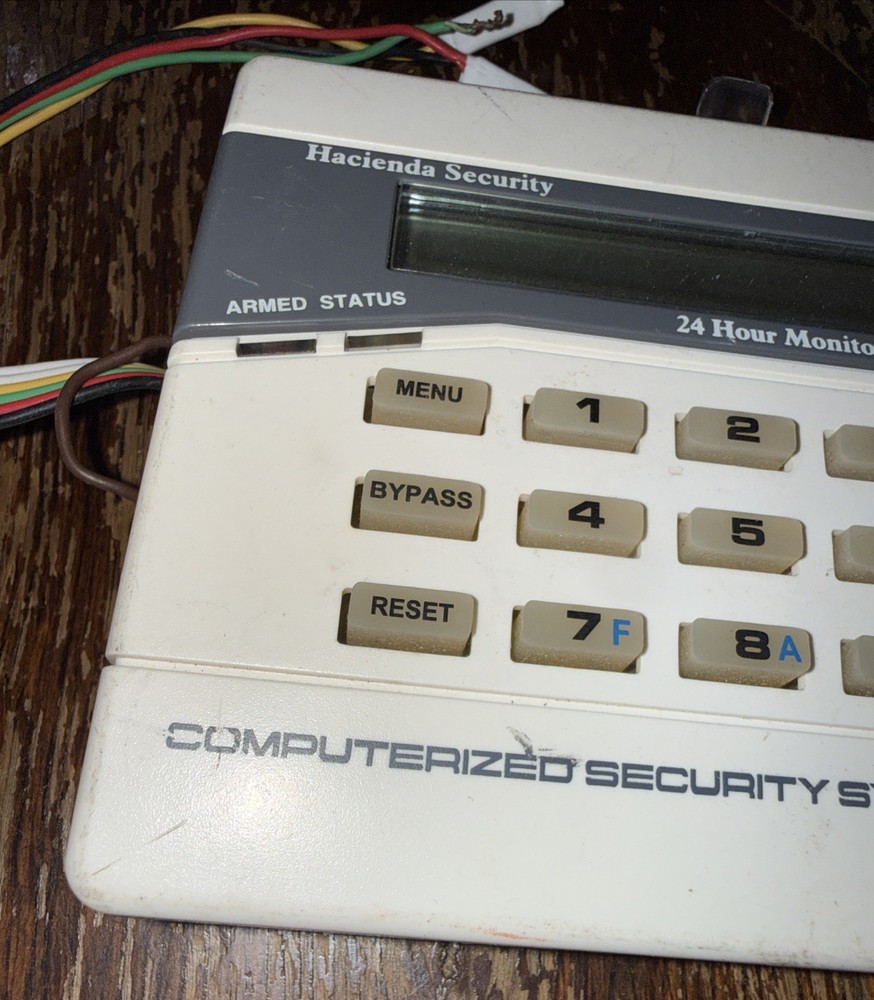 Gemini White Designer Keypad GEM-K2AS Computerized Security System