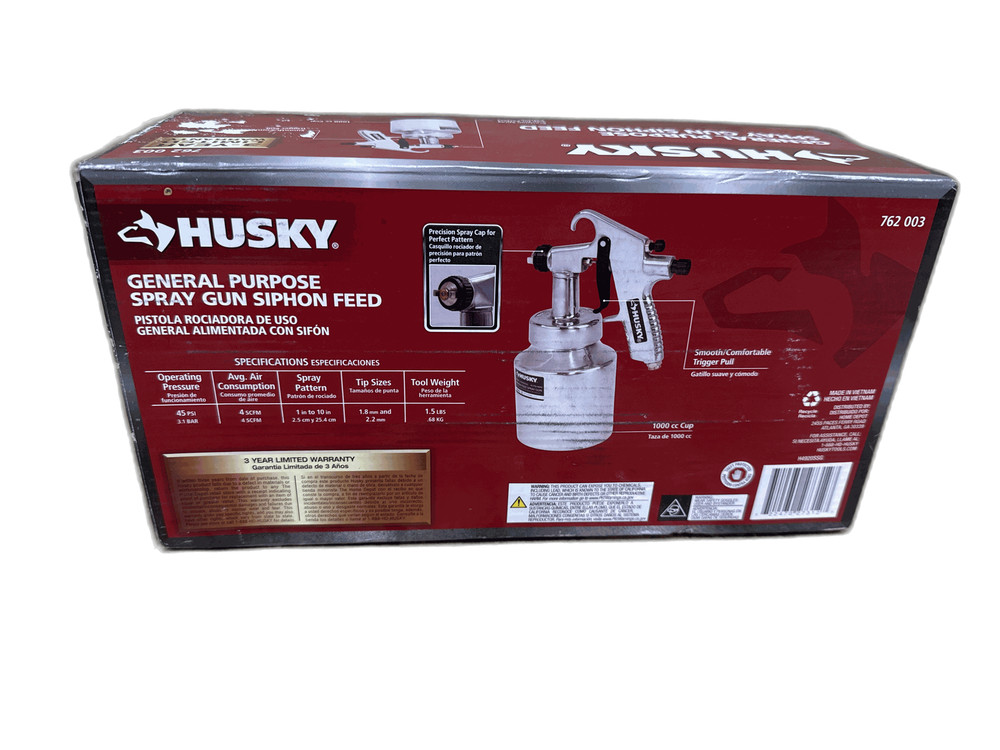 Husky Siphon Feed General Purpose Spray Gun